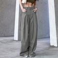 thumbnail image 1 of WILLBEST Pantalones Casuales para Mujer, elegantes y Holgados, Tipo Jogger Cargo, para Ropa Urbana, de Moda, Cómodos, Sueltos, con Cordón Ajustable y Tiro Bajo. Chica, 1 of 8
