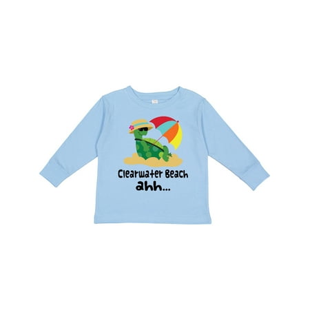 

Inktastic Clearwater Beach Florida Gift Toddler Boy or Toddler Girl Long Sleeve T-Shirt