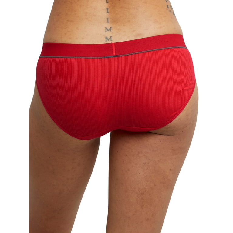 Hanes Originals Women's Bikini Underwear, Soft & Stretchy Ribbed