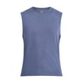 thumbnail image 3 of Athletic Works Men's and Men's Big & Tall Tri-Blend Muscle Tee, Sizes XS-4XLT, 3 of 5