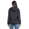 thumbnail image 6 of Lovebay Women's Wind & Waterproof Hooded Rain Jacket Black M, 6 of 12