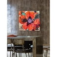 thumbnail image 4 of "Poppy" Painting Print on Wrapped Canvas, 4 of 5