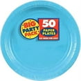 thumbnail image 2 of Amscan 9" Caribbean Big Party Pack Round Paper Plates 5/Pack 50 Per Pack (650013.54), 2 of 2