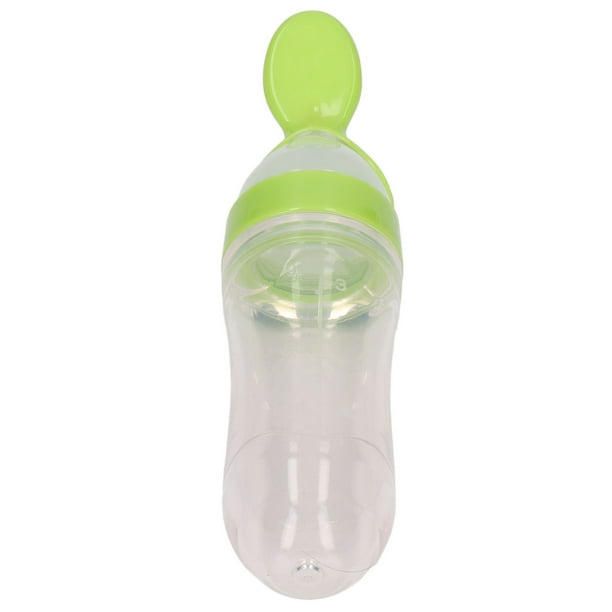 Cuchara de silicona para bebés, cuchara de silicona para bebés, cuchara para bebés, cuchara para alimentar biberones, artesanía superior