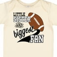 thumbnail image 4 of Inktastic Little Sister and Biggest Fan Football Player Girls Baby Bodysuit, 4 of 5