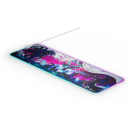 SteelSeries - Qck Prism XL Neo Noir Edition Cloth Gaming Mouse Pad Optimized for Gaming Sensors - Multi
