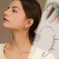 thumbnail image 1 of Pendientes para mujer, regalos para mujer, pendientes de perla de circón para mujer, joyería para mujer, pendientes de circón de moda, ganchos para las orejas para mujer, 1 of 5