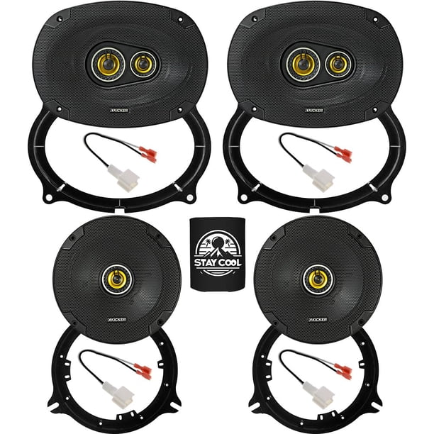 Kit de actualización de altavoces KICKER CS Series 6X9 y 6.5 pulgadas para Nissan Frontier 2024