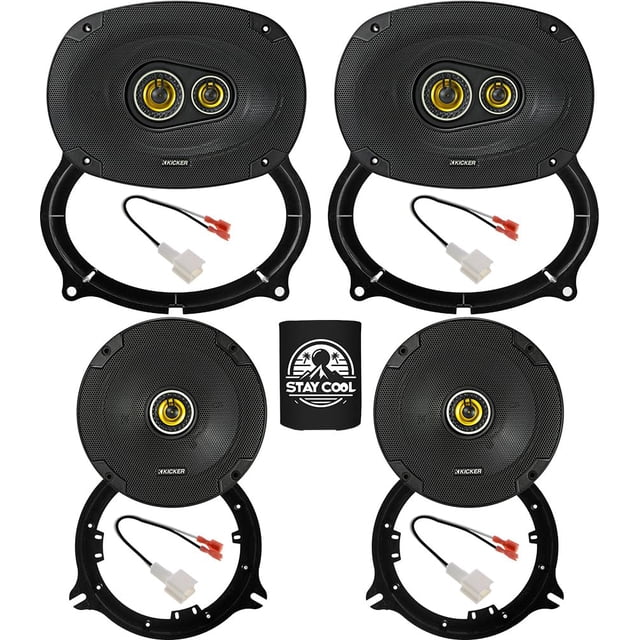 Kit de actualización de altavoces KICKER CS Series 6X9 y 6.5 pulgadas para Nissan Frontier 2024