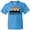 Pacific Blue, variant on Inktastic Buffalo New York Skyline Retro Youth T-Shirt