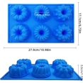 thumbnail image 2 of Paquete de 2 moldes de silicona para pasteles YONGSHENG Donut Maker Bandeja para hornear de silicona, 2 of 5