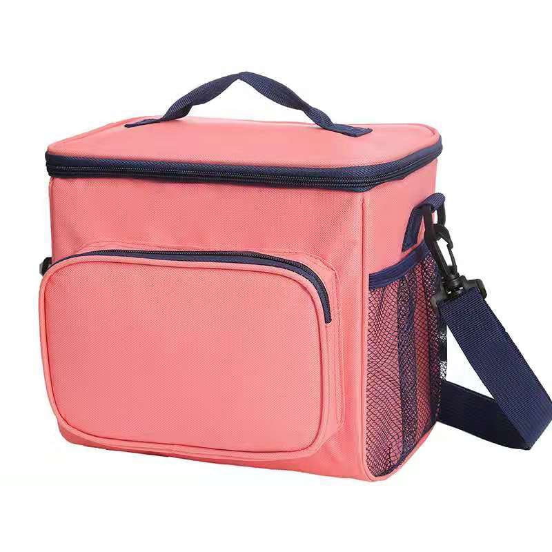 Portable Insulated Lunch Box Leak-proof Cooler Bag in Dual Lunch Picnic