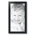 thumbnail image 2 of ArtToFrames 10" x 19" Black Satin Picture Frame, 10x19 inch Black MDF Poster Frame (WOM-5180), 2 of 8