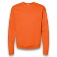 thumbnail image 5 of Hanes - High Visibility Sweatshirt, Hi Vis XP Fleece Safety Orange Work Reflective Crewneck Ecosmart Sweatshirt,7.8oz 50/50 US Grown Cotton/Polyester Size-S Pack 2, 5 of 5
