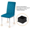 thumbnail image 3 of Uxcell 6Pack Square Chair Leg Caps, 50mm x 50mm OD Black Furniture Feet Pads Table Foot Cover Caps, 3 of 6