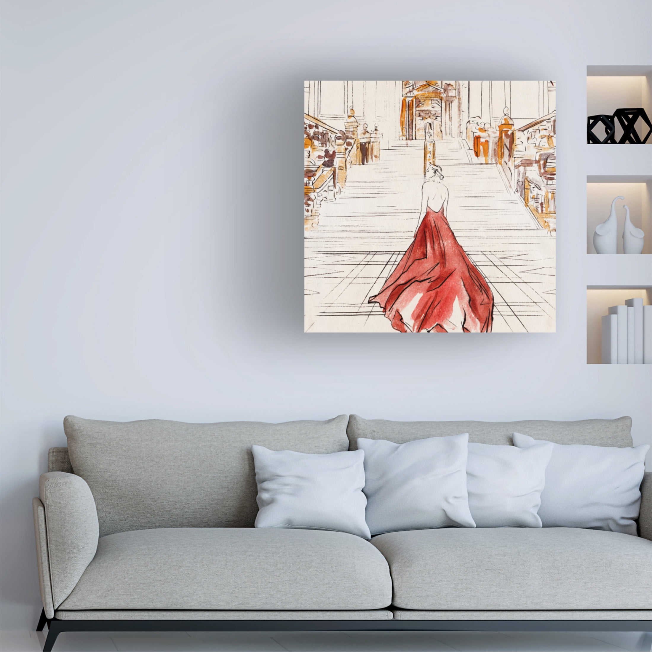 Trademark Fine Art Melissa Wang  Feeling Grand I Canvas Wall Art