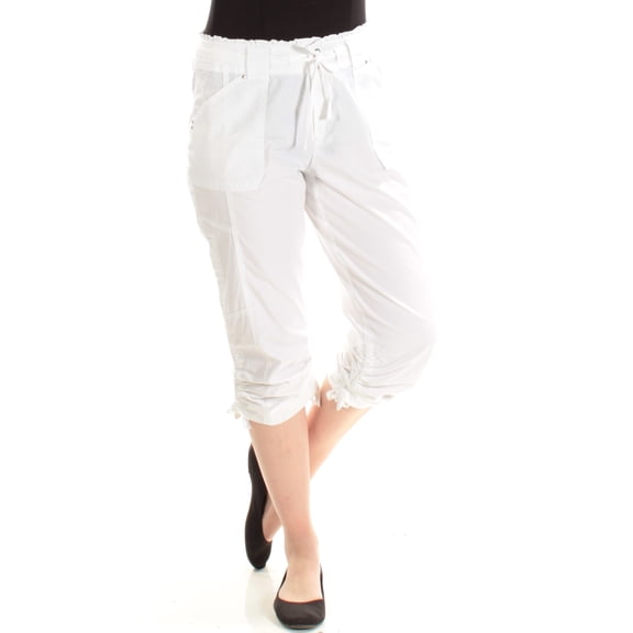 INC $59 Womens New 1029 White Straight leg Casual Pants 8 B B
