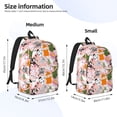 thumbnail image 2 of Vsdgher Cartoon Halloween Print Canvas Backpack Travel Rucksack Unisex Knapsack 15.7/17.7Inch Laptop Backpack for Work,College-Medium, 2 of 5