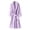 Purple, variant on VANLOFE Unisex Warm Pajamas Household Clothes Solid Bathrobe Lengthened Night-robe Woman's Nightgown Casual Robes Purple Robes Sleepwear for Woman XL-4XL