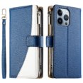thumbnail image 1 of Funda cartera GANGXUN para iPhone 13 Pro , cuero PU con tarjetero, cremallera, correa de mano, soporte y protección 640°, 1 of 6