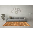 thumbnail image 3 of Ahgly Company Indoor Rectangle Abstract Orange Modern Area Rugs, 7' x 10', 3 of 4