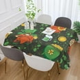 thumbnail image 6 of Coolnut Green Clover Gnome Fabric Rectangle Tablecloth - Waterproof and Wrinkle-Resistant Table Cloth 54x72 Inch Table Cover for Indoor & Outdoor Dining House Decor, 6 of 7