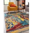 thumbnail image 3 of Rugs.com Haerfest Collection Rug – 2' x 3' Multi Low Rug Perfect For Entryways, Kitchens, Breakfast Nooks, Accent Pieces, 3 of 6