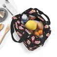 thumbnail image 4 of Lsque Popcorn Pattern Lunch Bag Women/Men Insulated Lunch Box,Small Leakproof Cooler Food Lunch Containers Reusable High Capacity Lunch Tote Bags, 4 of 6