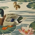 thumbnail image 6 of WYYP Ducklings, Water Lilies Round Table Cover 100% Polyester Fiber with Elastic Edge White, 6 of 8