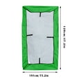 thumbnail image 2 of Hbdhejl Replacement Shade Cover For Swing Seat 3 Seater Garden Swing Cover Rainproof Garden Patio Outdoor Rainproof Swing Shade Cover Replacement Shade Cloth, 2 of 4