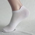 thumbnail image 2 of AWZXDE Women's Mesh Breathable No-Show Socks, Lightweight Liner Socks for Sneakers White,One Size, 2 of 5