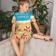 thumbnail image 4 of Balery Hello Summer1 Conjunto de Pijama Infantil de Manga Corta con Estampado – Ropa de Dormir de Algodón Suave-XX-Large, 4 of 6