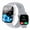 Silvery - Fashionable Breathable Strap, variant on 1.83" HD Touchscreen Smartwatch for Men & Women, Sports Fitness Tracker with Bluetooth Calling, Multiple Modes, Call Reminders, Compatible with iPhone/Android