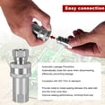 thumbnail image 4 of Coupleur Hydraulique, Anti-Fuite en Acier Trempé pour Usage Industriel, 4 of 7