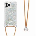 thumbnail image 1 of Funda FOXDOCK para iPhone 13 Pro Max con Cuerda Ajustable, Brillo Líquido, Protección Antigolpes y Lente – Ideal para Regalo, 1 of 6