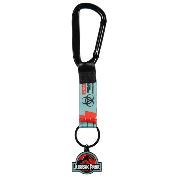 Llavero Bioworld Jurassic Park T Rex Caution Volts