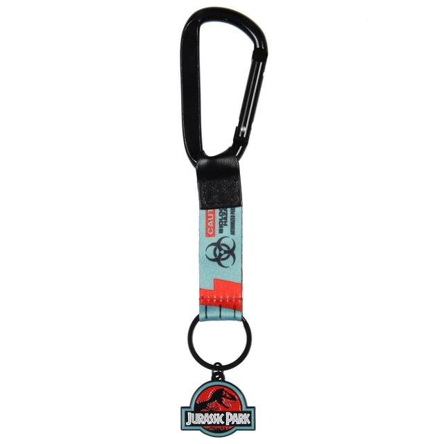 Llavero Bioworld Jurassic Park T Rex Caution Volts