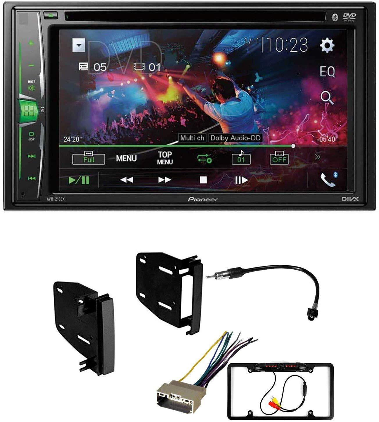 KIT4695 Bundle for 2008-2014 Jeep Liberty W/ Pioneer Double DIN Car 2004 Jeep Liberty Backup Camera Install
