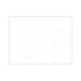 thumbnail image 3 of Print-A-Puzzle - Pre-perforated, Printable, Blank Puzzle Paper - 8.5"x11" Pack of 25, 12 Jigsaw Pieces per Sheet, 3 of 3
