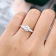 thumbnail image 6 of Empire Jewelry 14K Silver Moissanite Round Cut 2.1 Ct Diamond Ring - 2 Stone Engagement Wedding Toi Et Moi Ring for Women - Causal Daily Wear Ring - Two Stone Diamond Ring for Women - Elegant Jewelry, 6 of 6