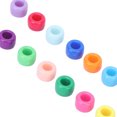 thumbnail image 5 of 100Pcs Barbe Perles Conception Simple Parfaite Taille Texture Brillante Durable Cheveux Légers Perles pour DIY Projet, 5 of 5