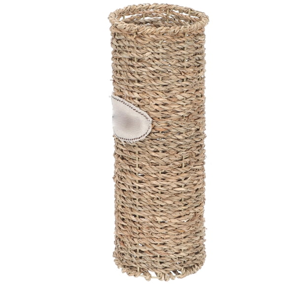 SEWCHICS Handmade Vase Flower Rattan Vase Light Brown Flower Holder 1Set