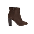 thumbnail image 2 of G.I.L.I. Women's Kallie Leather Block Heel Ankle Boots-Chocco-9.5, 2 of 3