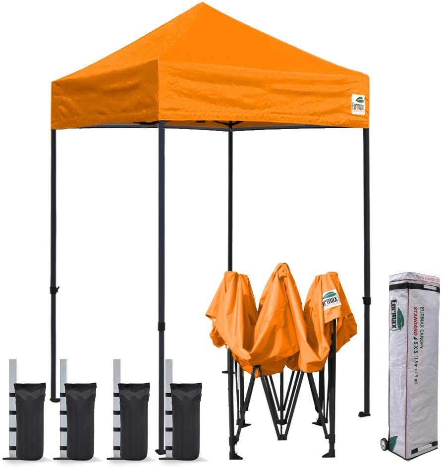 Eurmax 5x5 Ez Pop up Canopy Outdoor 