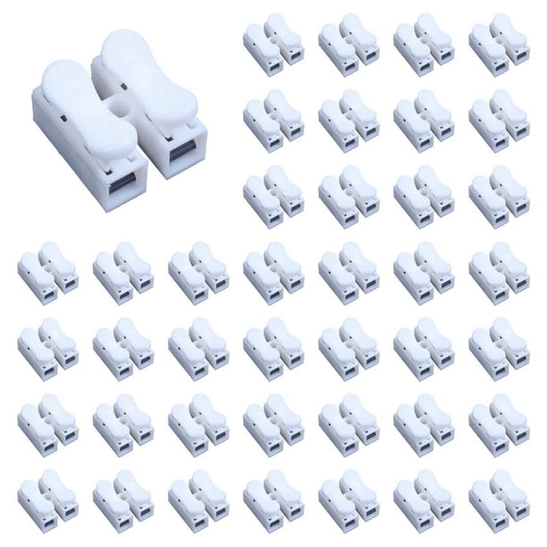 300Pcs Conector Rápido del Cable del Conector del Cable del Conector del Cable de la Ch2 para la Luz de Tira del Led