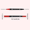 thumbnail image 3 of Qocolhg Dual Tip Acrylic Paint Marker Pens, 24 Colors Waterproof Permanent Paint Art Marker Pen Set for Rock Painting, Ceramic, Wood, Canvas, Plastic, Glass, Stone, Calligraphy, Card Making, 3 of 9