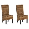 thumbnail image 1 of Safavieh Chaise de Salle à Manger Pembrooke, Naturel (Ensemble de 2), 1 of 4