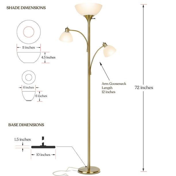 72 inch torchiere floor lamp deals