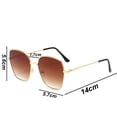 thumbnail image 2 of Gafas de sol vintage para mujeres y hombres estilo retro clásico, gafas de sol de gran tamaño para mujeres, 2 of 5