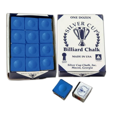 

Silver Cup Chalk Electric Blue 12-Piece Box